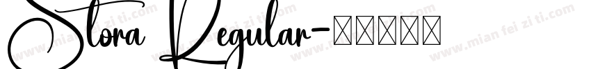 Stora Regular字体转换